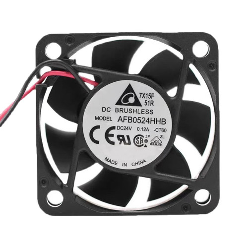 Cooling Fan For DELTA AFB0524HHB-CT60 DC24V 0.12A 2lines New