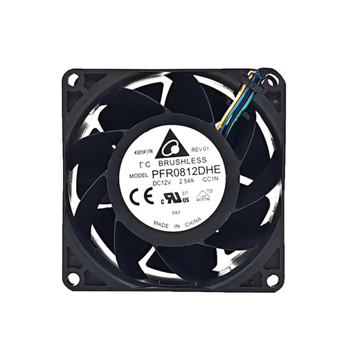 Cooling Fan For DELTA PFR0812DHE-CC1N DC12V 2.54A 4lines New