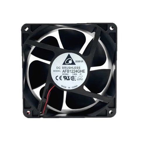 Cooling Fan For DELTA AFB1224GHE-C DC24V 1.60A 2lines New