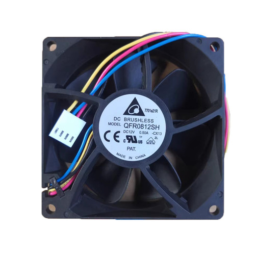 Cooling Fan For DELTA QFR0812SH-CX13 DC12V 0.50A 4lines New