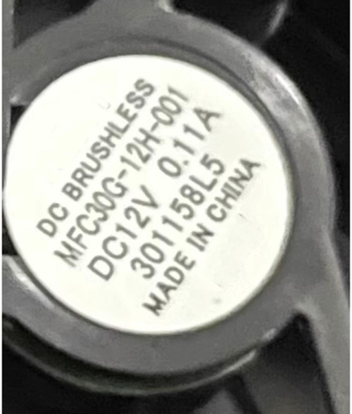 Cooling Fan For SEPA MFC30G-12H-001 DC12V 0.11A 30*30*10mm