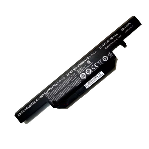 Laptop Battery For W650BAT-6 6-87-W650S-4D7A4 11.1V 5600mAh 62.16Wh New