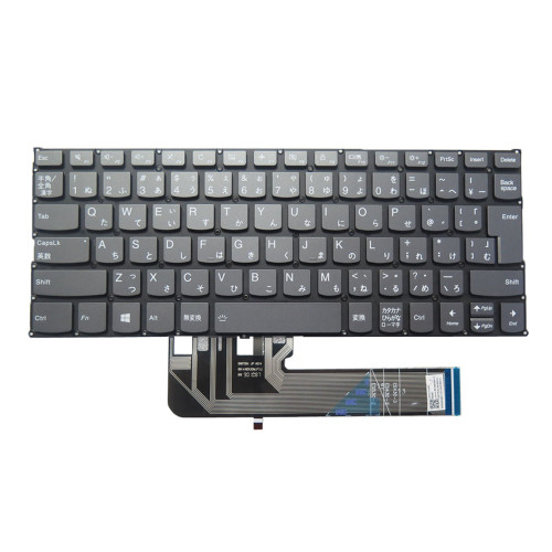 Laptop Keyboard For Lenovo ThinkBook 14-IIL 20SL Japanese JP JA With Backlit Gray New
