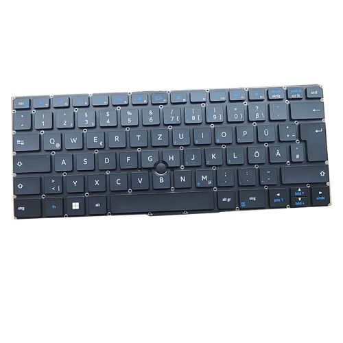 Laptop keyboard For Intel PRIDE+K3796 MB2671002 Black German GR With Point Stick With Backlit