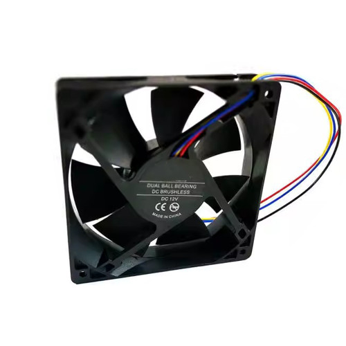 Cooling Fan For GUNCAIZHU 12025 120*120*25mm GCZ12025BBB Dual Ball bearing DC12V 0.63A 4Pin