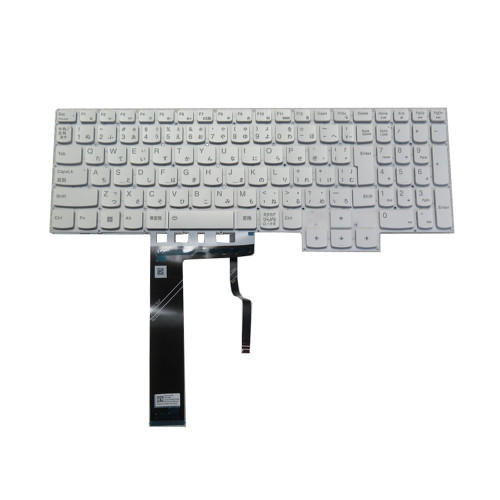 Laptop Keyboard For Lenovo Legion 5 15IAH7H 82RB 82TB Japanese JP JA With Single Backlit White New