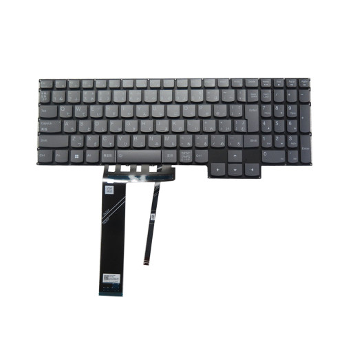 Laptop Keyboard For Lenovo Legion 5 Pro 16IAH7 82S0 Japanese JP JA With Single Backlit Gray New