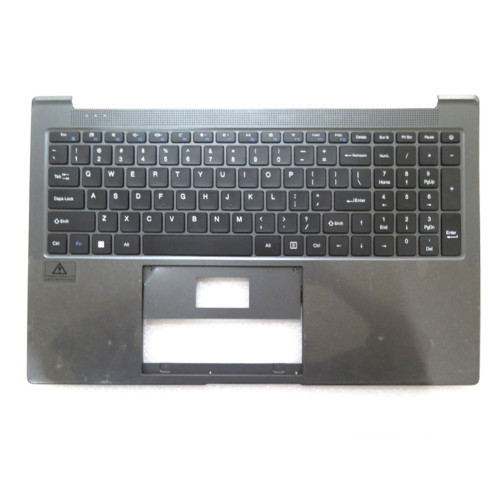 Laptop Palmrest For Sgin M17 Pro With English US Keyboard Gray Upper Case Used