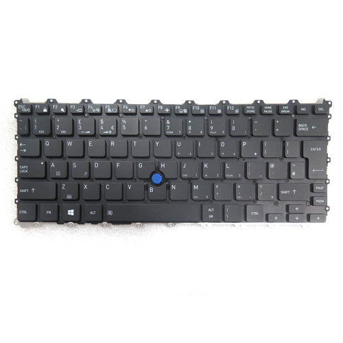 Laptop Keyboard For Dynabook For Portege X40-J-14N X40-J-14O X40-J-14P X40-J-150 X40-J-151 X40-J-15C X40-J-15Y X40-J-161 X40-J-164 United Kingdom UK Black With Backlit&Pointing New