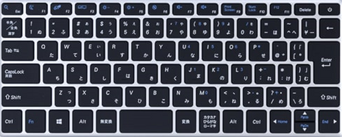 Replacement Laptop Keyboard For MUGAストイックPC4 KNW14FHD4-SR Japanese JP JA Black Without Backlit New