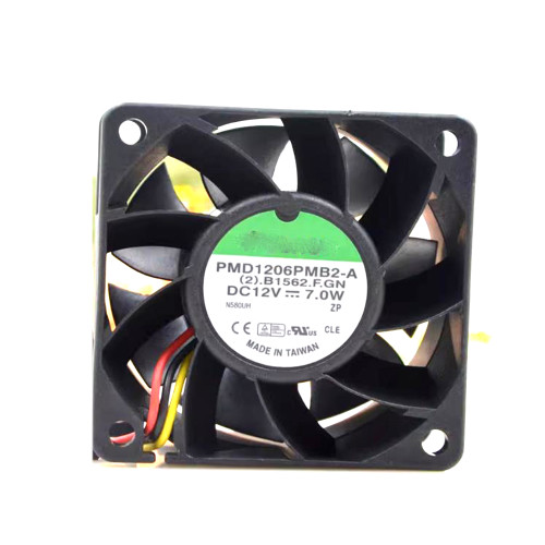 Cooling Fan For SUNON PMD1206PMB2-A DC12V 7.0W 6CM 3PIN New