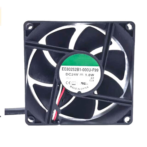Cooling Fan For SUNON EE80252B1-000U-F99 DC24V 1.8W 3PIN New