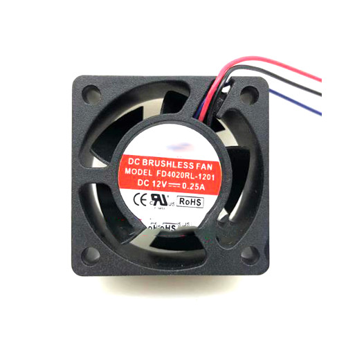 Cooling Fan For FWDZ FD4020RL-1201 DC12V 0.25A 4CM 3Lines New