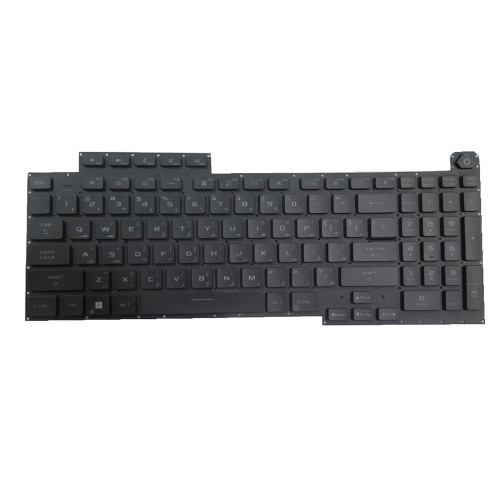 Laptop Keyboard For ASUS PX713QM PX713QR Arabia AR Black With Backlight Without Frame