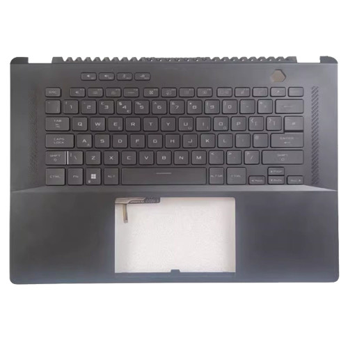 Laptop PalmRest&keyboard For ASUS ROG Zephyrus M16 GU604V GU604VI GU604VY GU604VZ GU604VU Black Top Case With Backlit United Kingdom UK Keyboard Used