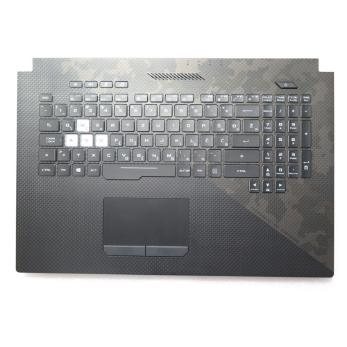Laptop PalmRest&keyboard For ASUS ROG Strix SCAR II GL704G GL704GS Black Top Case Backlit Black Slovenian SL Keyboard