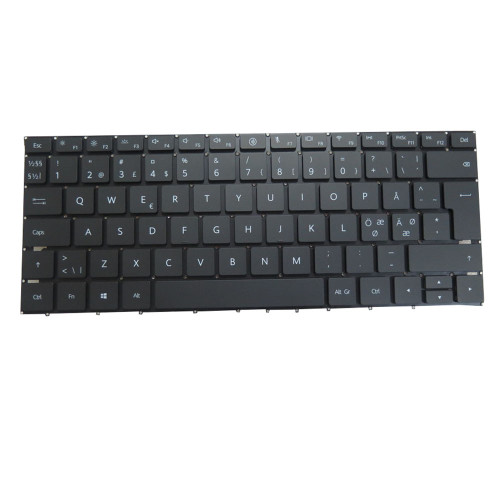 Laptop Keyboard For HUAWEI MateBook 16s 2023 CREFG-X CREFG-16 CREFG-32 CREFG-W5611T CREFG-W7611T CREFG-W9611T Black With Backlit Nordic NE