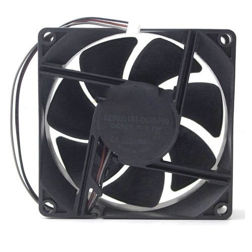 Cooling Fan For SUNON EE80251B1-D030-F99 80*80*25mm DC12V 1.7W New