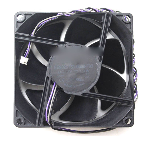 Cooling Fan For SUNON EE80251S1-0000-F99 12V 1.7W New