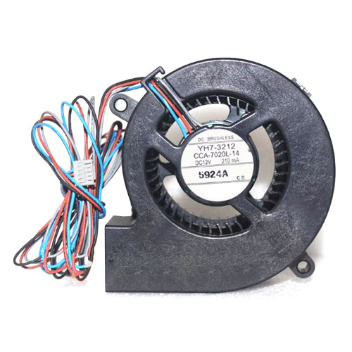 Projector Fan For Toshiba CCA-7020L-14 DC12V 210mA 4PIN 4Lines New