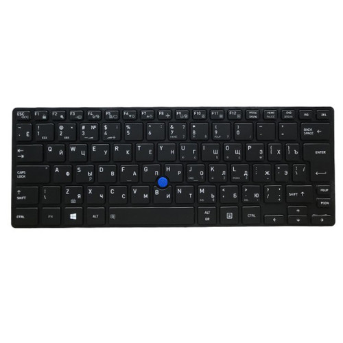 Laptop Keyboard For Toshiba For Portege X30-F Russia RU Black With Backlit&Pointing New