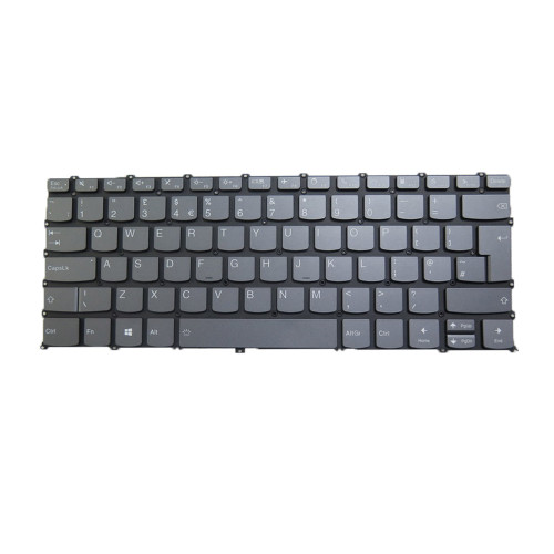 Laptop Keyboard For Lenovo Yoga Slim 7 Pro 14ARH7 82UU United Kingdom UK With Backlit Gray New