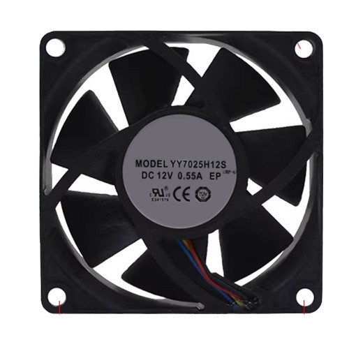 Laptop Cooling Fan For SNOWFAN YY7025H12S DC12V 0.55A 4800RPM 70*70*25MM New