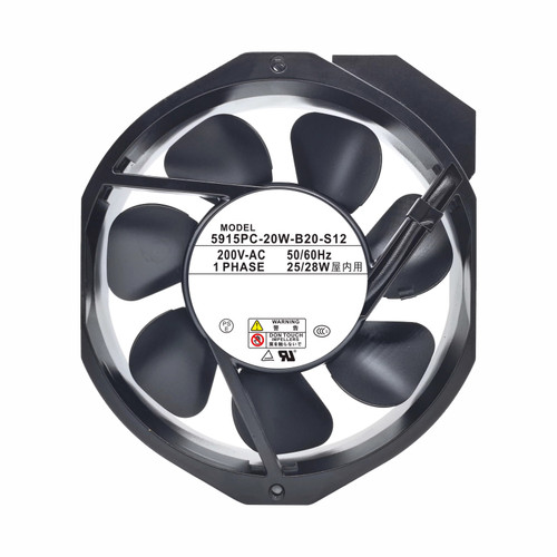 Cooling Fan For NMB 5915PC-20W-B20-S12 172*150*38MM 200V Metal frame metal leaf New