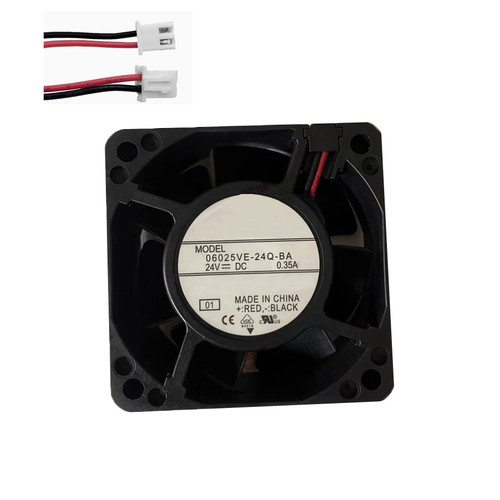 Cooling Fan For NMB 06025VE-24Q-BA 60*60*25MM DC24V 0.35A 2lines New