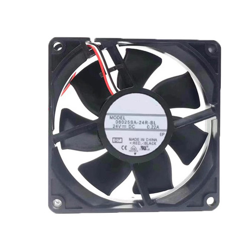 Cooling Fan For NMB 08025SA-24R-BL 80*80*25MM DC24V 0.22A 3lines New