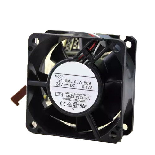 Cooling Fan For NMB 2410ML-05W-B69 60*60*25MM DC24V 0.17A 3lines New