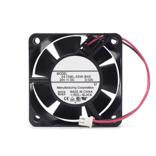 Cooling Fan For NMB 2410ML-05W-B40 60*60*25MM DC24V 0.12A 2lines New