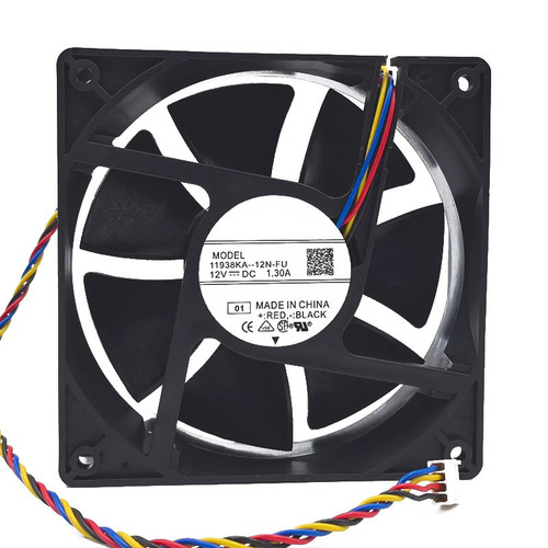 Cooling Fan For NMB 11938KA-12N-FU 120*120*38MM DC12V 1.30A 4ines New