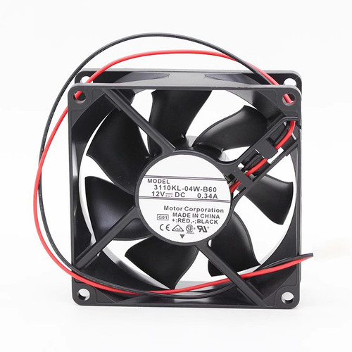 Cooling Fan For NMB 3110KL-04W-B60 80*80*25MM DC12V 0.34A 2ines New