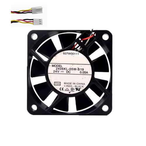 Cooling Fan For NMB 2406KL-05W-B19 60*60*15MM DC24V 0.05A 3ines New