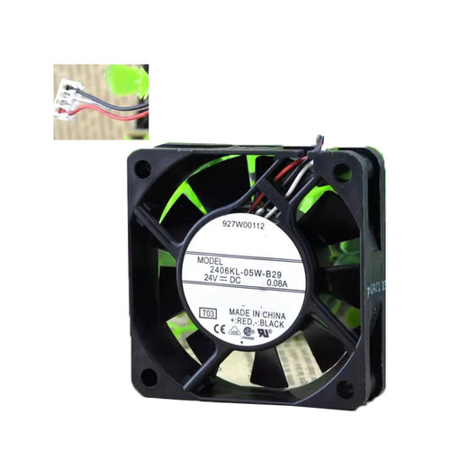 Cooling Fan For NMB 2406KL-05W-B29 60*60*15MM DC24V 0.08A 3ines New