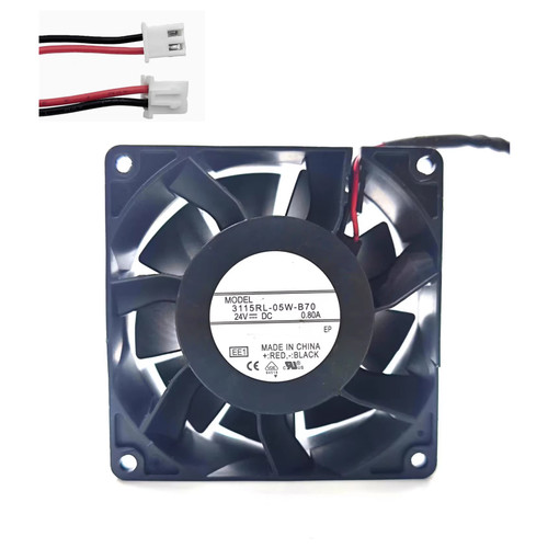 Cooling Fan For NMB 3115RL-05W-B70 DC24V 0.08A New