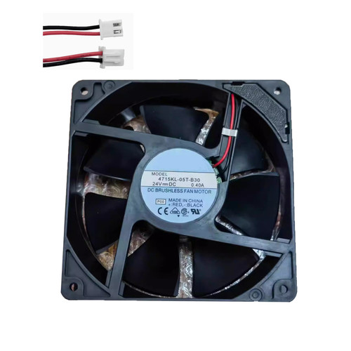 Cooling Fan For NMB 4715KL-05T-B30 120*120*38MM DC24V 0.40A 2ines New