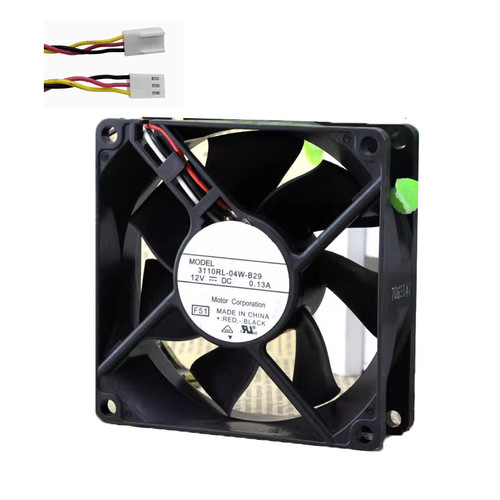 Cooling Fan For NMB 3110RL-04W-B29 80*80*25MM DC12V 0.13A 3ines New