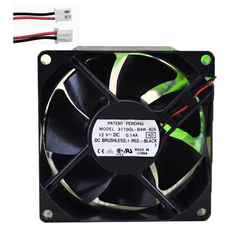 Cooling Fan For NMB 3110GL-B4W-B24 80*80*25MM DC12V 0.14A 2ines New