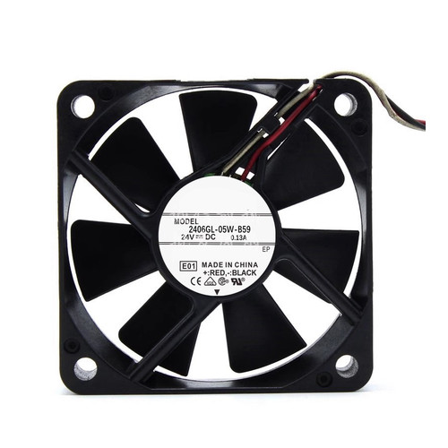 Cooling Fan For NMB 2406GL-04W-B59 60*60*15MM DC24V 0.13A 3ines New