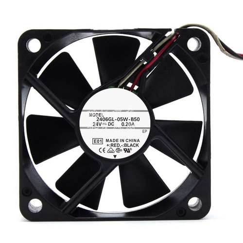 Cooling Fan For NMB 2406GL-04W-B50 60*60*15MM DC24V 0.20A 3ines New