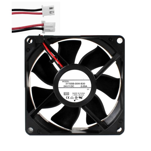 Cooling Fan For NMB 3110SB-05W-B30 80*80*25MM DC24V 0.05A 2ines New