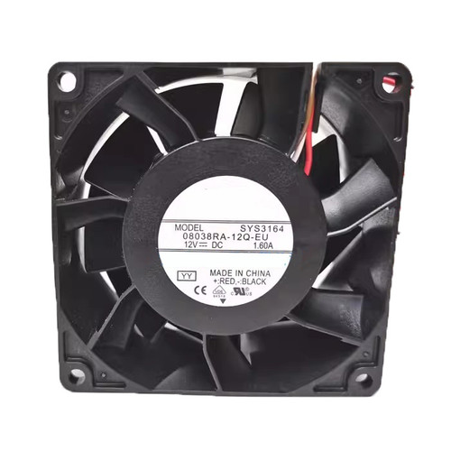Cooling Fan For NMB 08038RA-12Q-EU 80*80*38MM DC12V 1.60A 4ines New