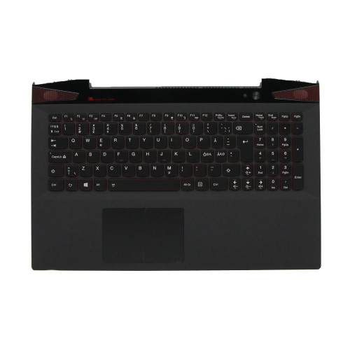 Laptop PalmRest&keyboard For Lenovo Y50-70 Nordic NE 5CB0F78868 Upper Case With Backlit Black New
