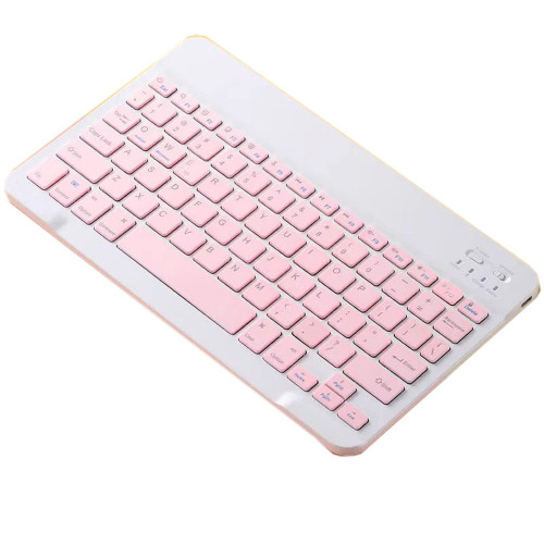 Pink Tablet bluetooth keyboard universal wireless portable mini external keyboard For ADVEPRO S24 Ultra 11.6" 2sim New