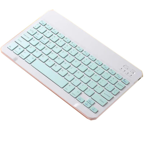Cyan Tablet bluetooth keyboard universal wireless portable mini external keyboard For ADVEPRO S24 Ultra 11.6" 2sim New
