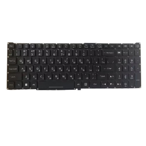 Laptop RGB Backlit Keyboard For ACER Predator Helios 16 PH16-71-71AV NH.QJQAA.002 Russian RU Black Colourful Backlit New
