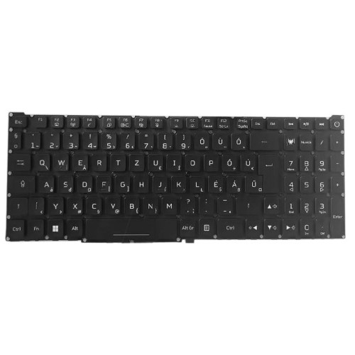 Laptop RGB Backlit Keyboard For ACER Predator Helios 18 PH18-72-93VM NH.QP5AA.001 Hungary HU Colourful Backlit Black New