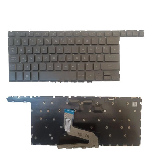 Laptop Keyboard For ASUS ROG Zephyrus Duo GX650R GX650RM GX650RS GX650RW GX650RXX United Kingdom UK Black Without Frame With Backlit